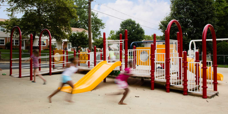 A playground at North Severn Village in Annapolis, Maryland