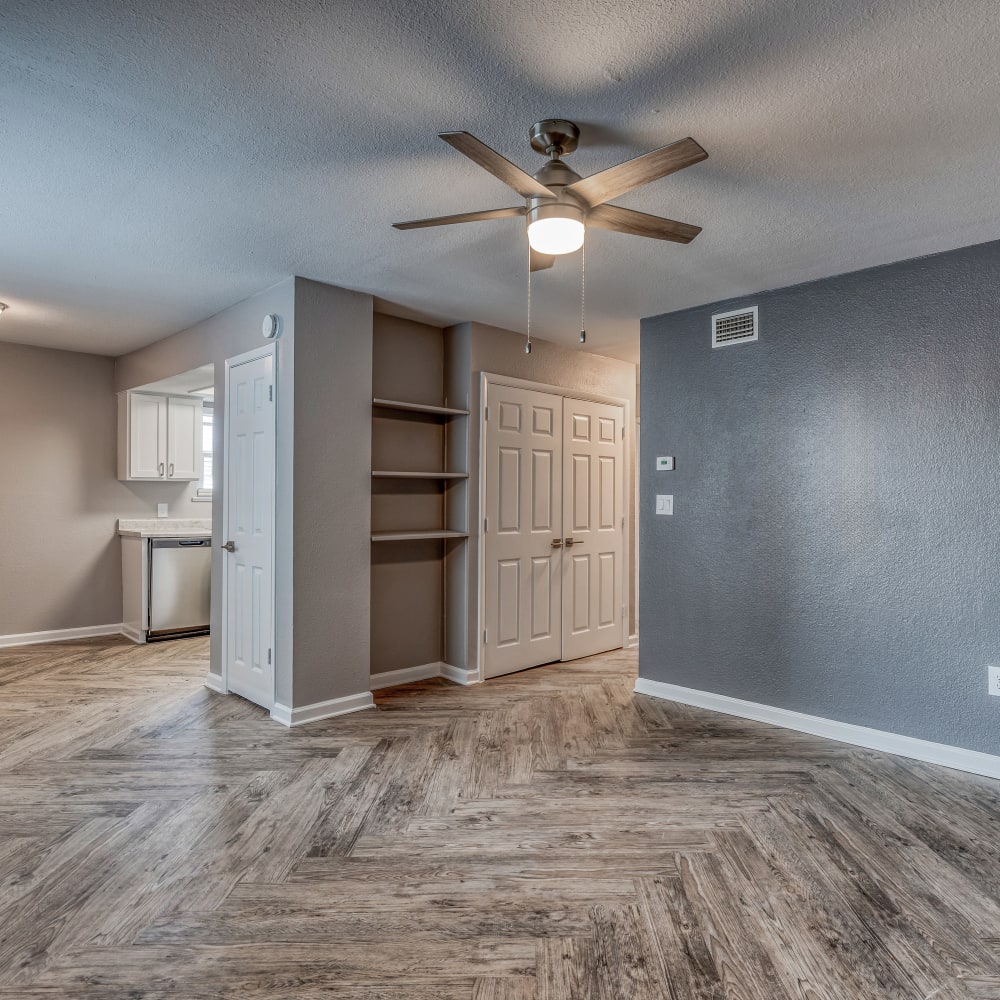 Open floor plan at Bayside Villas in Panama City, Florida