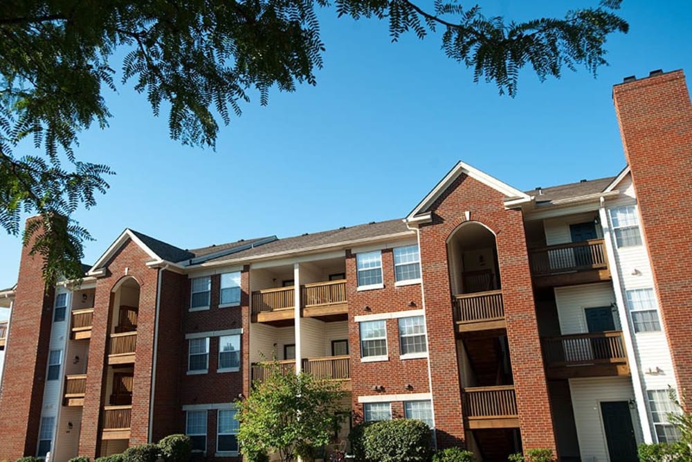 Exterior of Beaumont Farms Apartments in Lexington, Kentucky