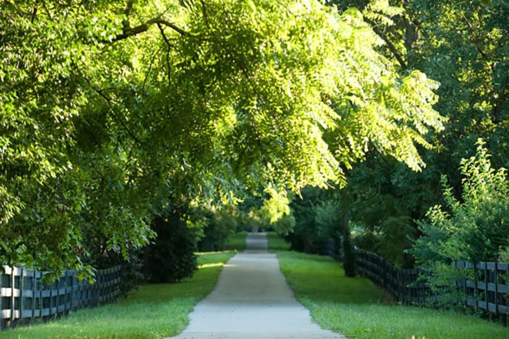 Green path at Beaumont Farms Apartments in Lexington, Kentucky