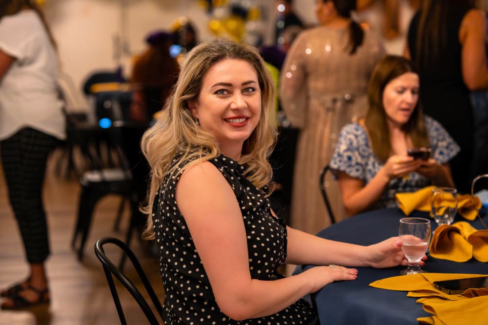 Happy residents of a Ray Stone Inc. apartment community