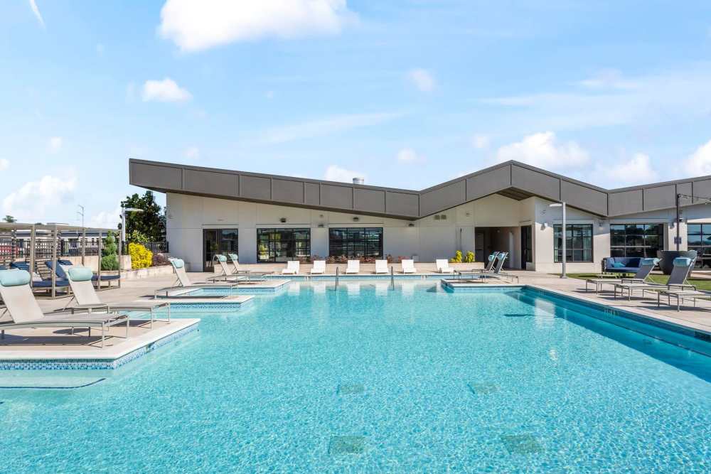 Rooftop pool at The Margo in Sandy Springs, Georgia