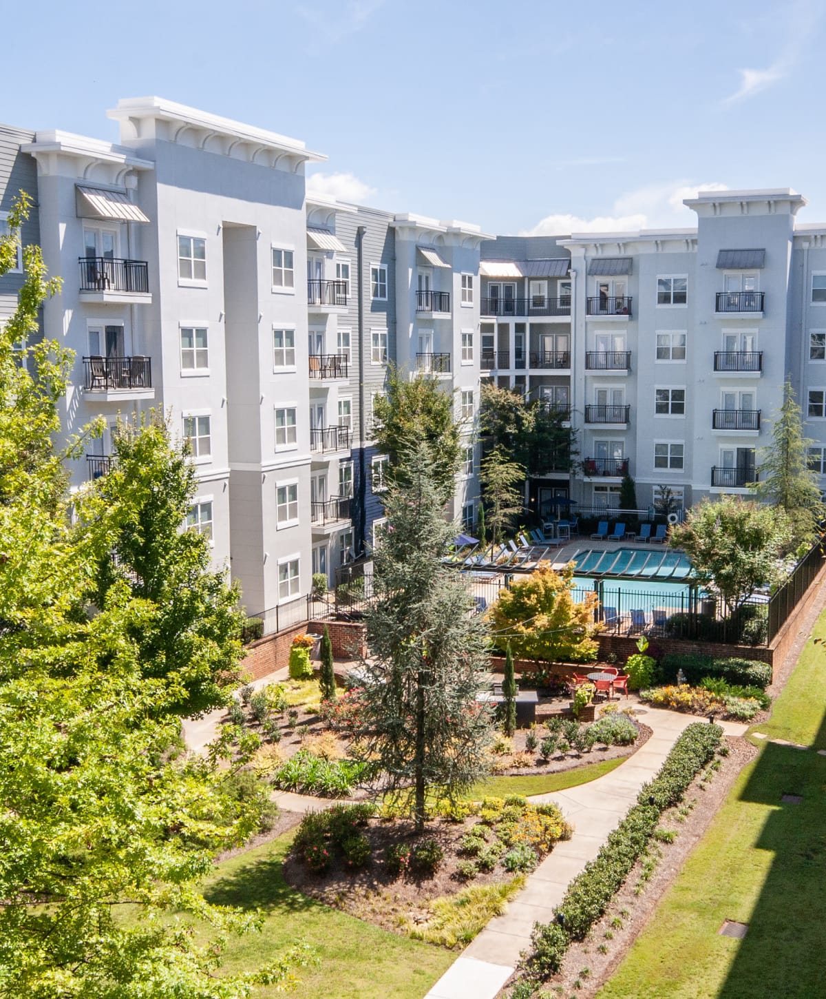 Exterior view of The Atlantic Aerotropolis with pool