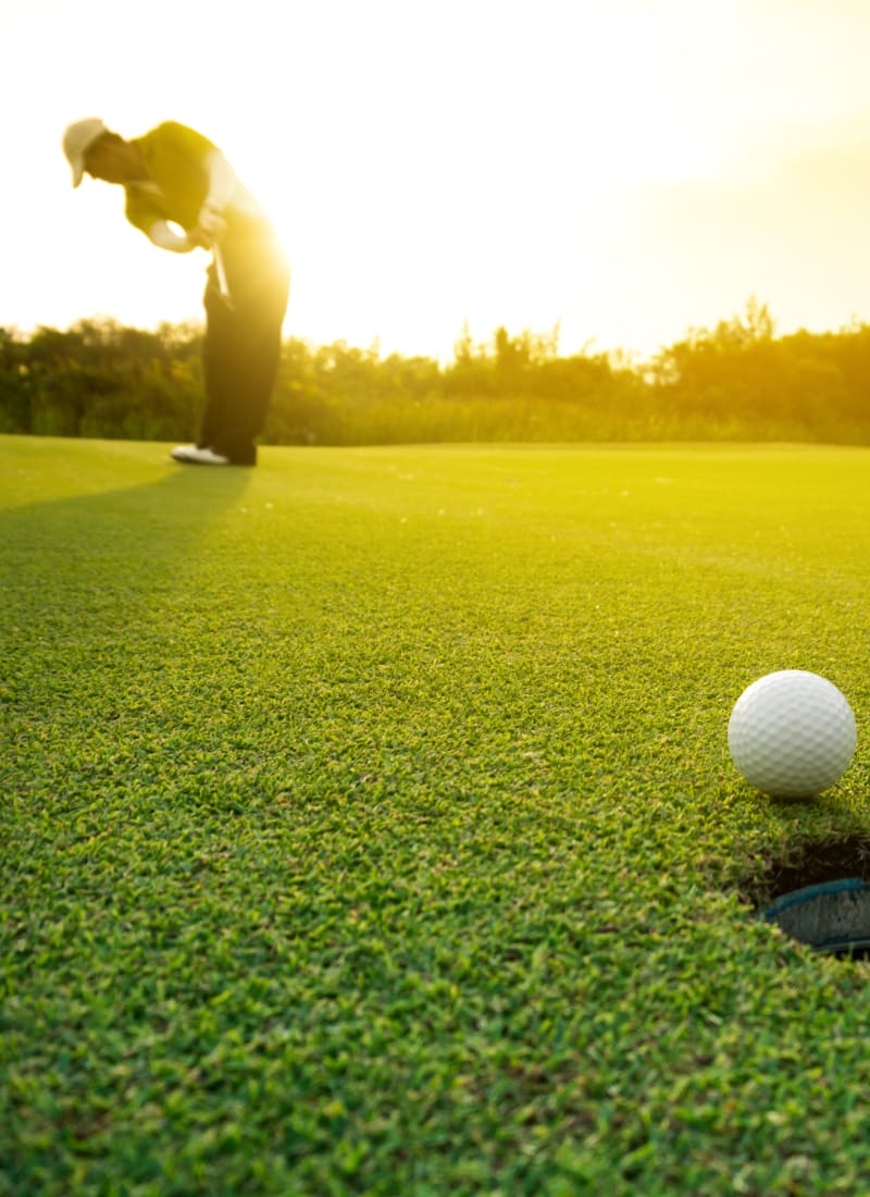 Resident golfing near Marquis at Desert Ridge in Phoenix, Arizona