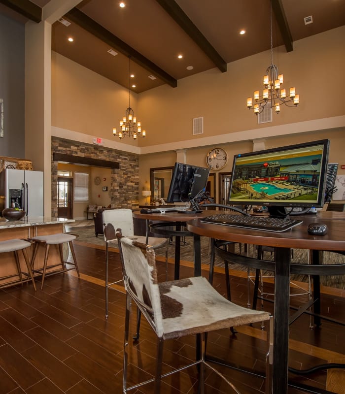 Clubhouse at Scissortail Crossing Apartments in Broken Arrow, Oklahoma