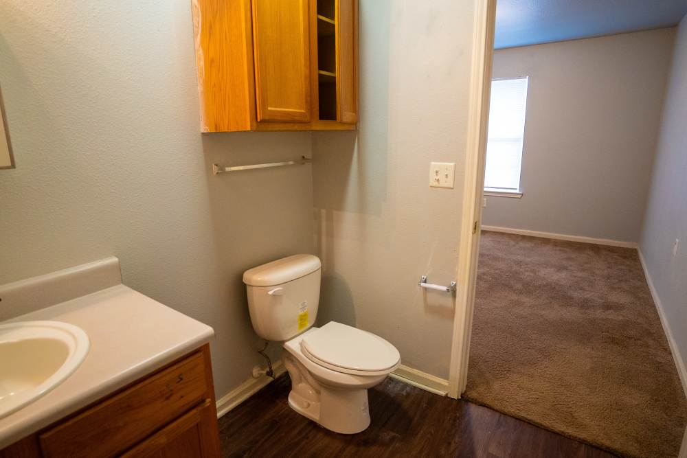 Bathroom at Hillside in Minden. LA