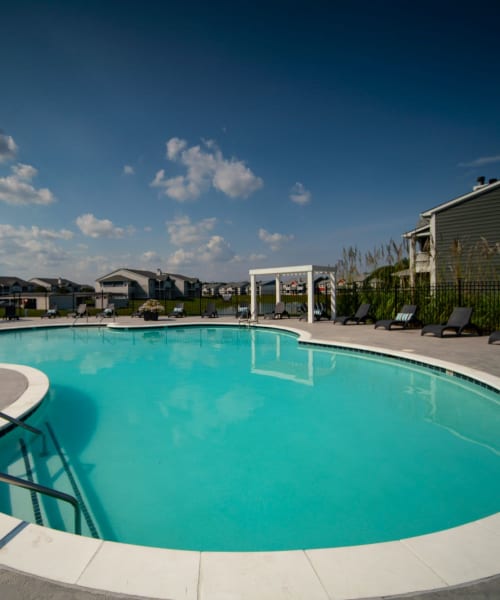 Swimming pool at Lighthouse Landings in Indianapolis, Indiana