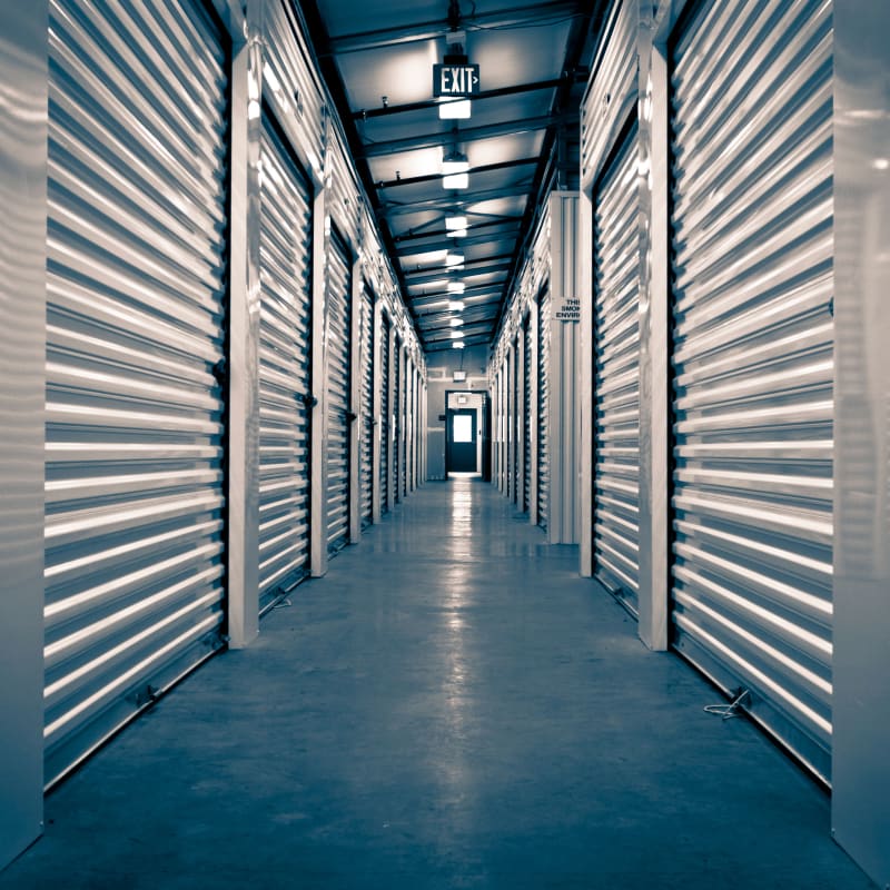 Clean and illuminated units at Towne Storage - MLK in North Las Vegas, Nevada