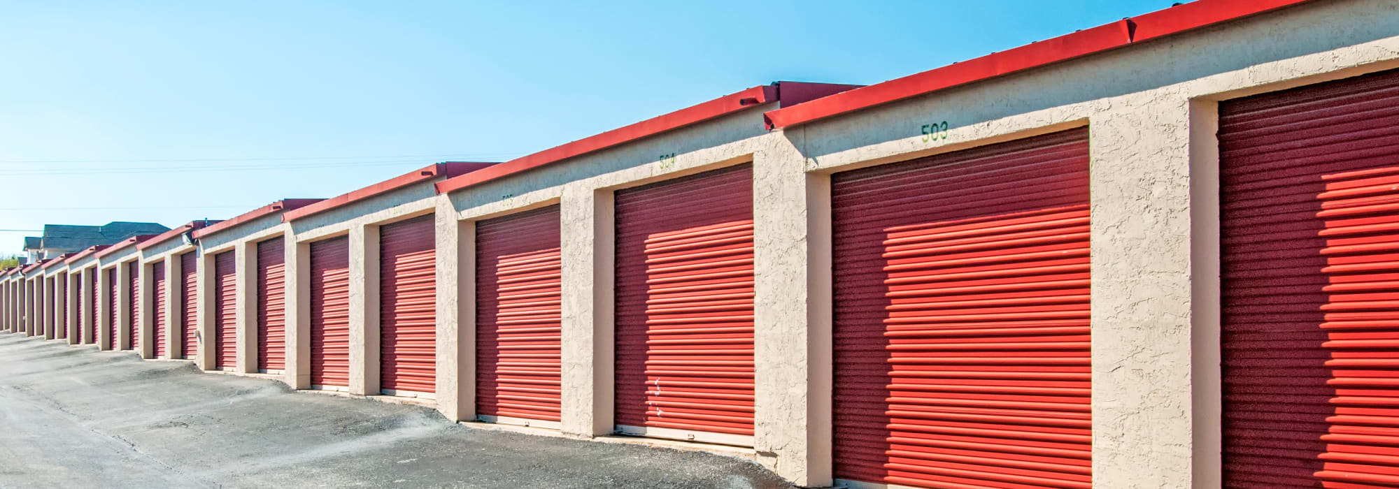 Exterior Storage Units at San Antonio, Texas near Lockaway Storage
