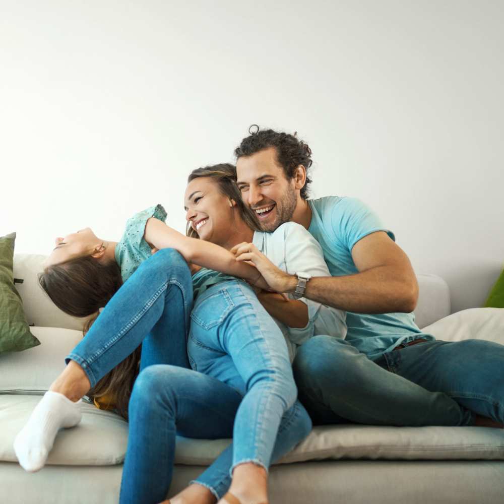 Happy resident couple at Carey Chapel Village in Henderson, North Carolina