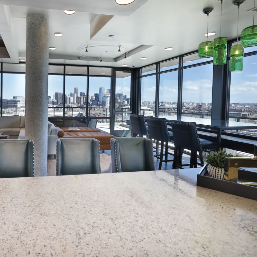 Resident Lounge at The Alcott in Downtown Denver, Colorado