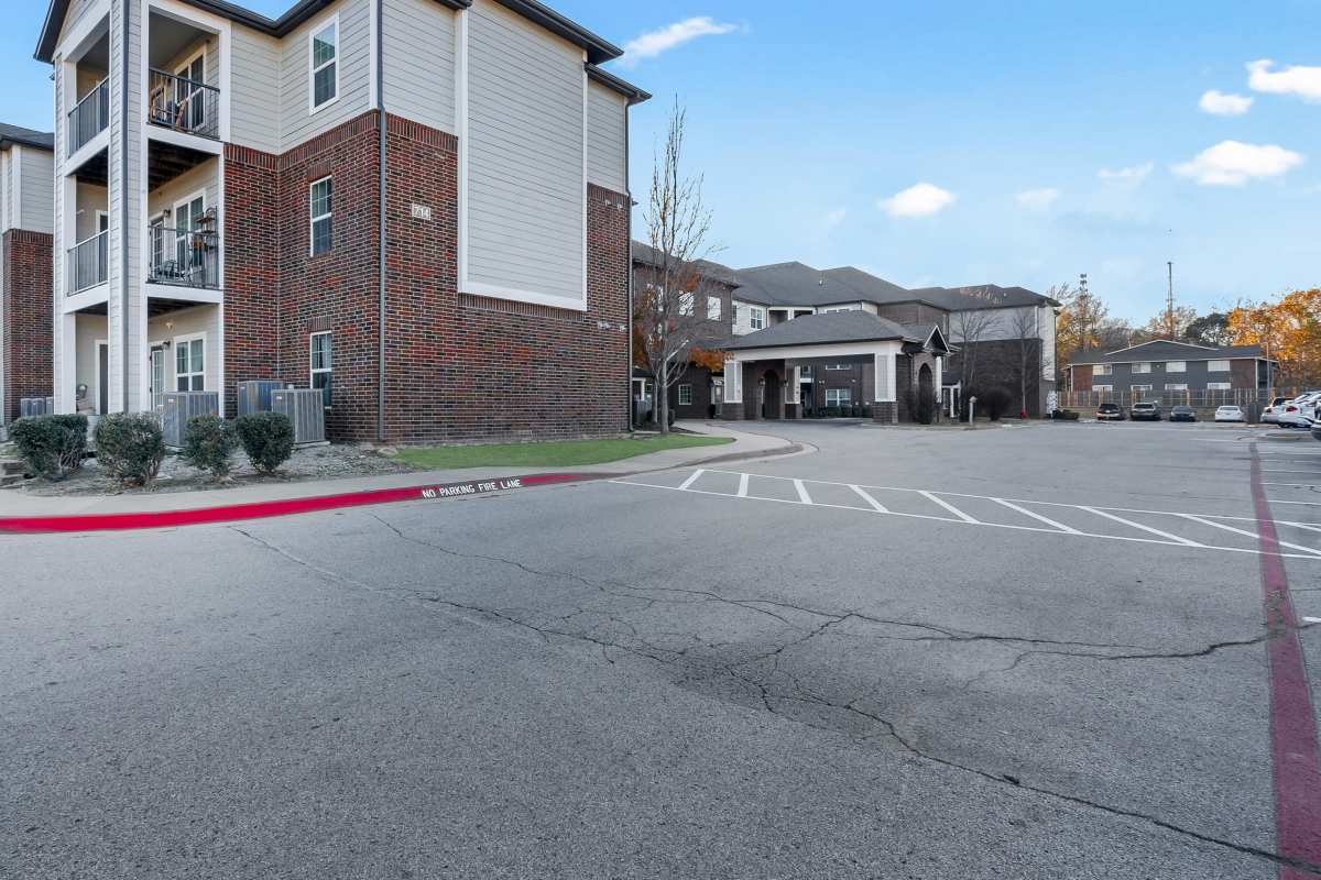 Parking at Hartford Villas in Broken Arrow, Oklahoma