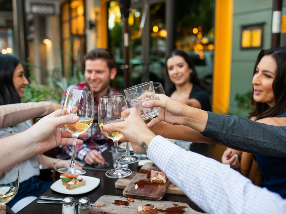 Residents toasting to the good life at San Piedra in Mesa, Arizona