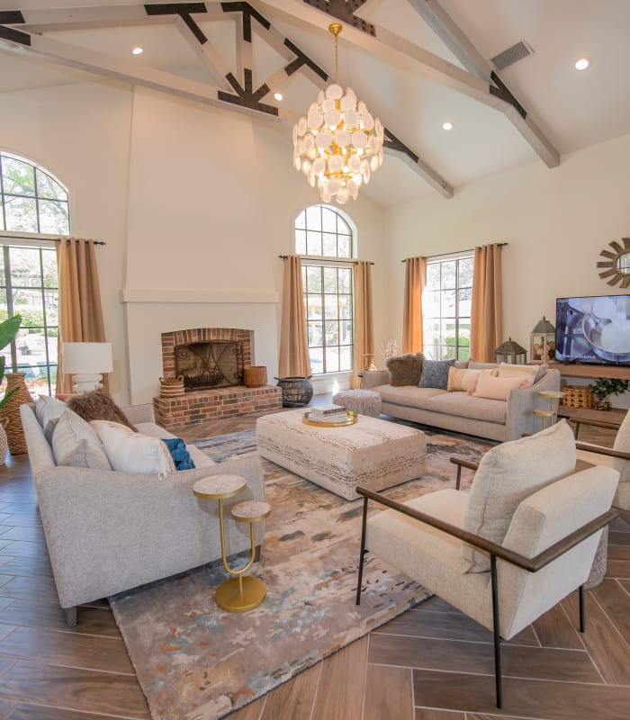 Elegant lobby at Arbors of Pleasant Valley in Little Rock, Arkansas