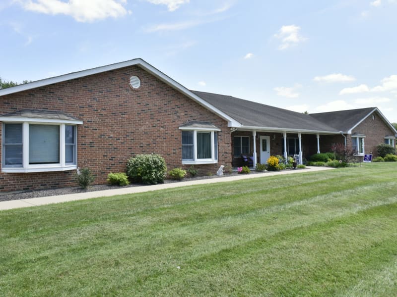 The main building at Reflections at Garden Place in Columbia, Illinois. 