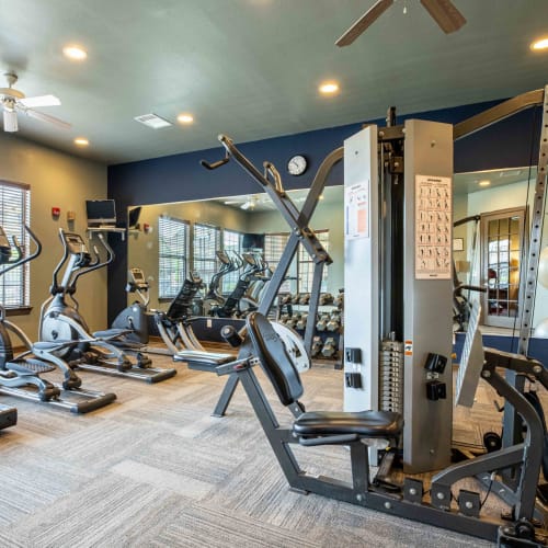 Fitness center at Parc At Rogers in Rogers, Arkansas