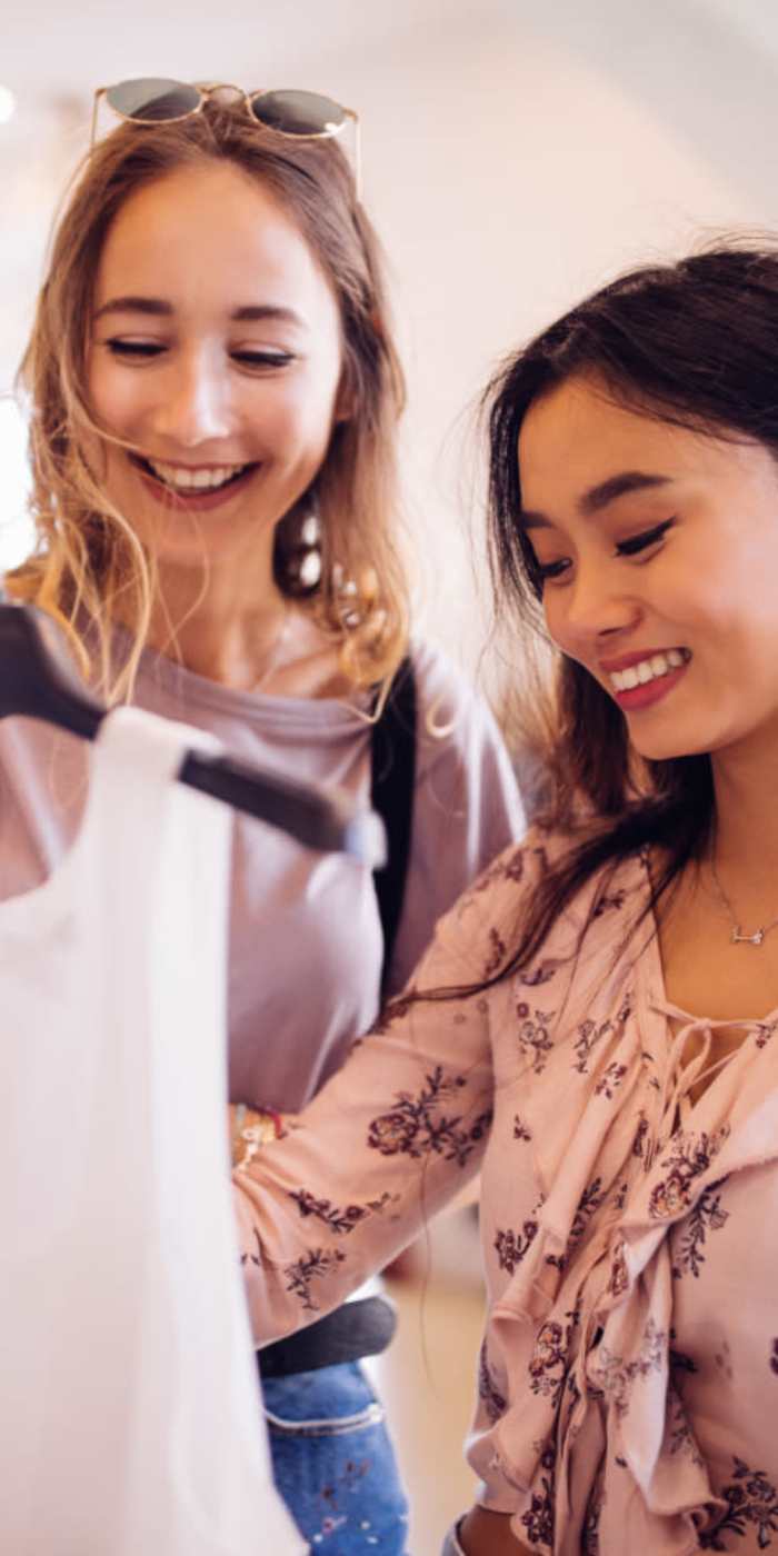 People shopping near Allegro in Lynnwood, Washington