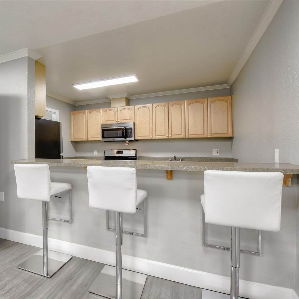 Community kitchen at Civic Plaza in Santa Clara, California