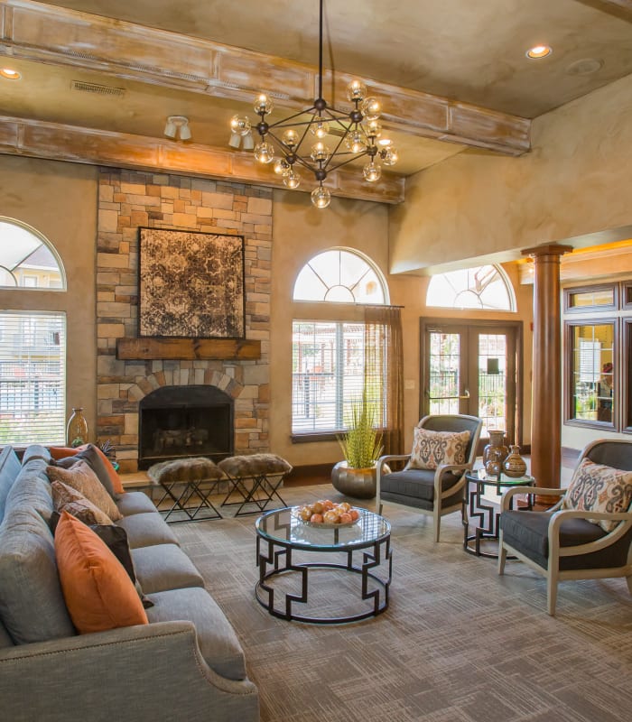 Lobby at Coffee Creek Apartments in Owasso, Oklahoma