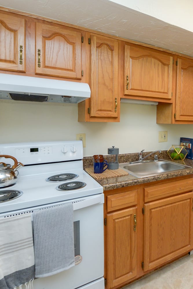 Kitchen at Morningside Apartments & Townhomes in Owings Mills, Maryland