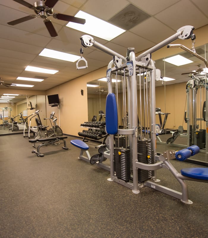 Gym of The Mark Apartments in Ridgeland, Mississippi