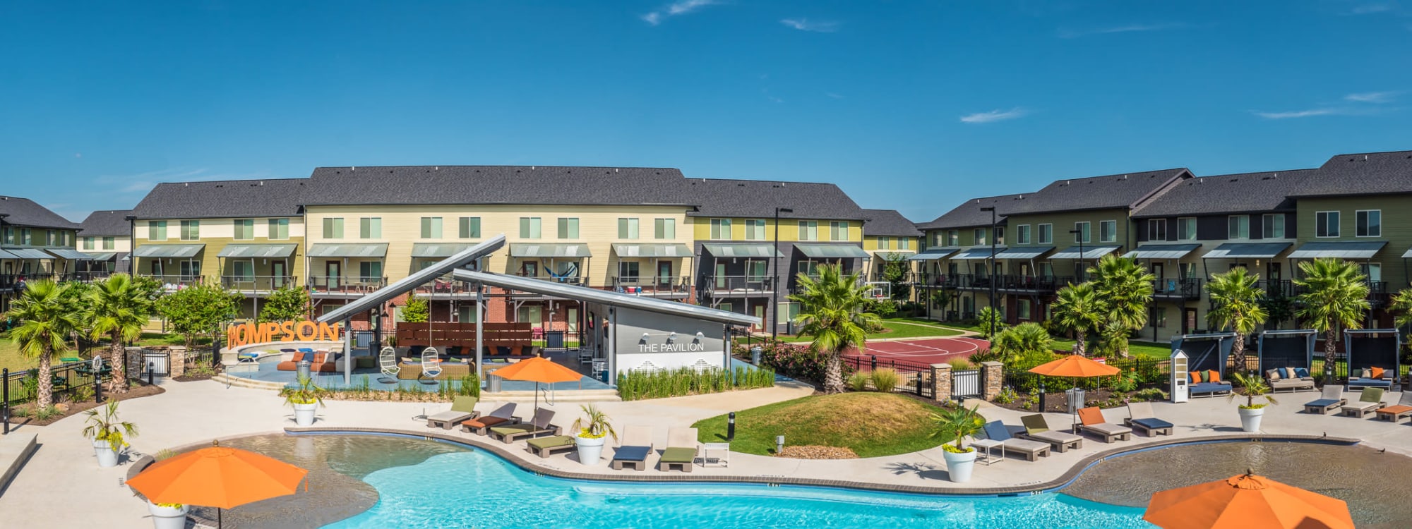 Student apartments at The Thompson in San Marcos, Texas