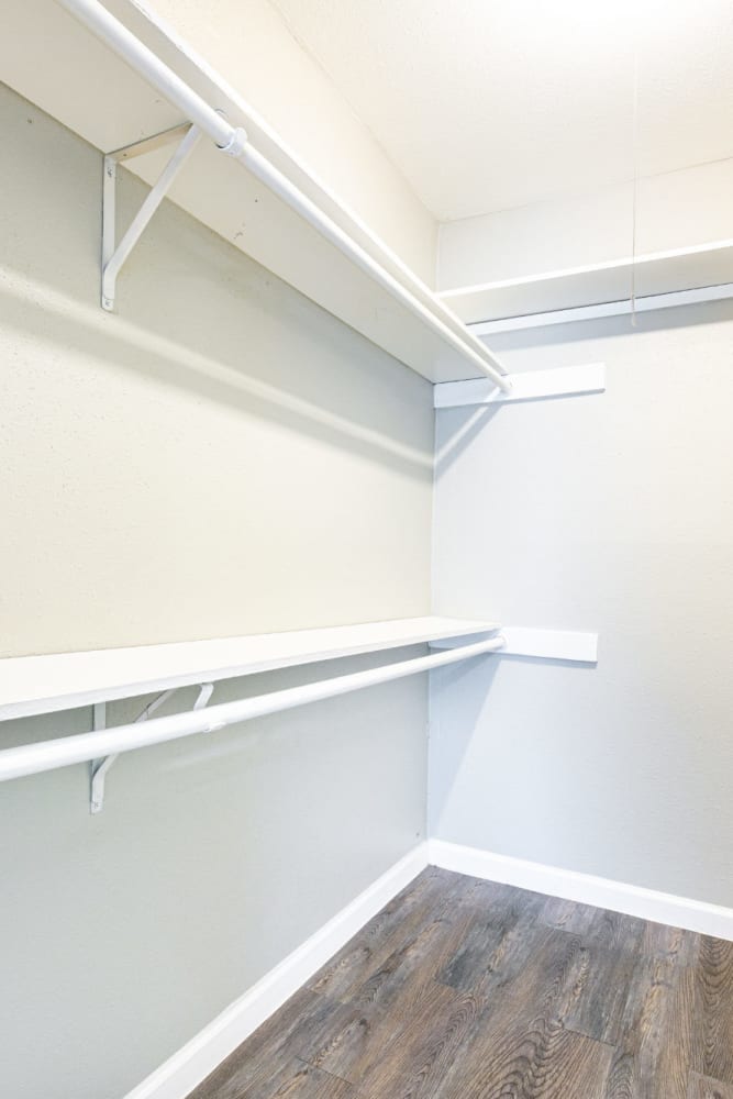 Walk-in closet in a home alttext