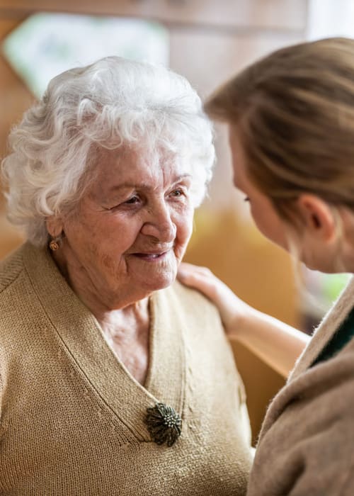 Friendly staff member at Grand Villa of Deerfield Beach in Deerfield Beach, Florida