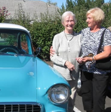 Classic car show at Arbors Memory Care in Sparks, NV