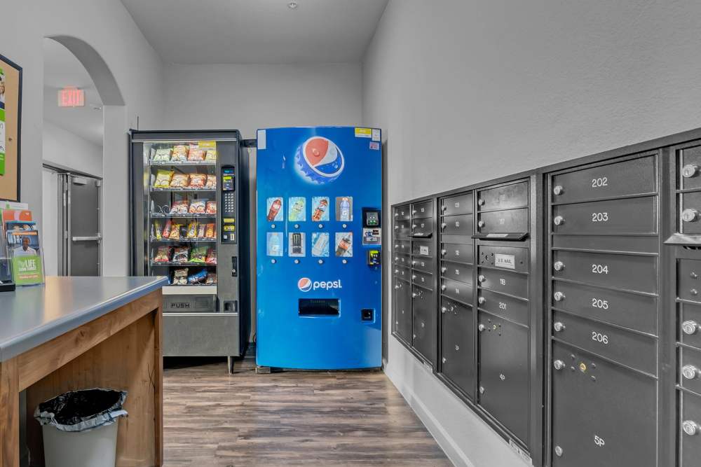 Community mail room at Whittier Heights in Tulsa. OK