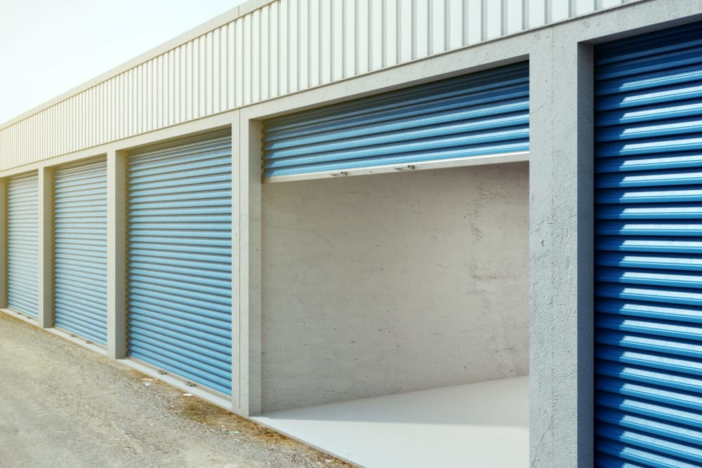 An open unit at Storage Star Domain in Austin, Texas