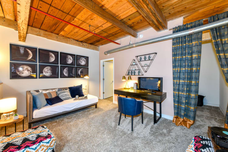 Spacious floor plan at Canton Mill Lofts in Canton, Georgia
