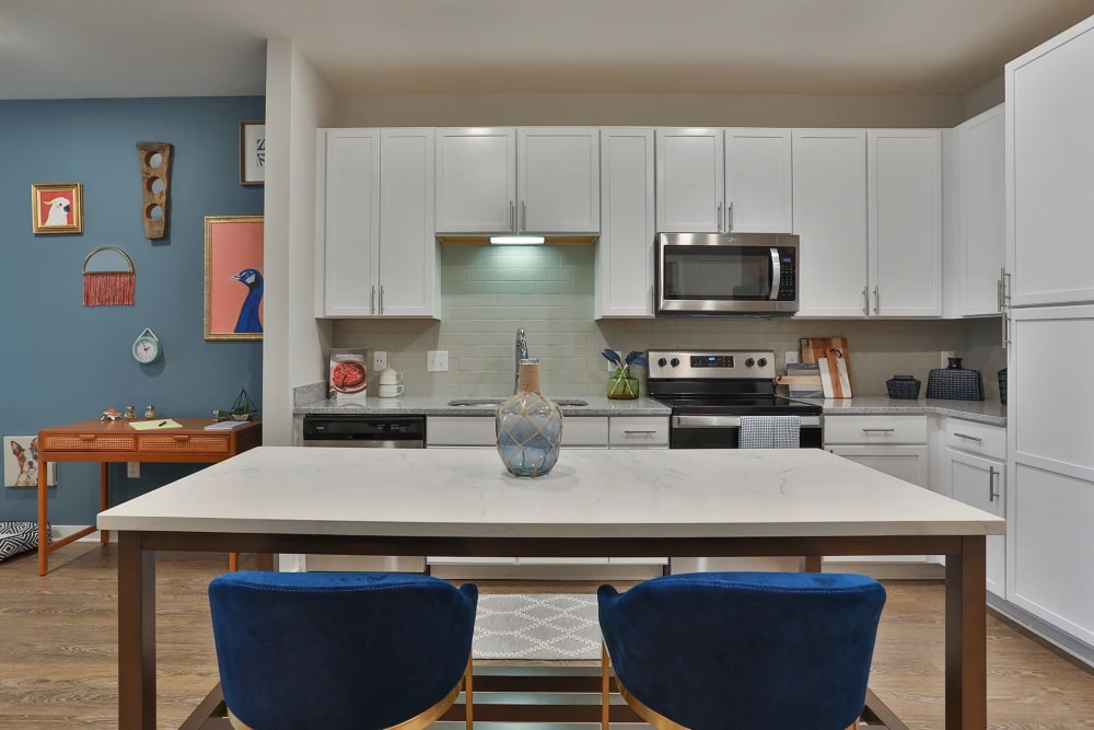 Modern chef-inspired kitchen at The Aster, Mauldin, South Carolina