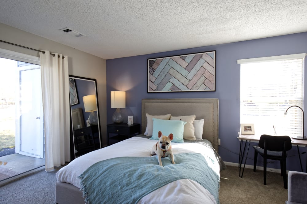 Bedroom at Stewards Crossing Apartments in Lawrenceville, New Jersey