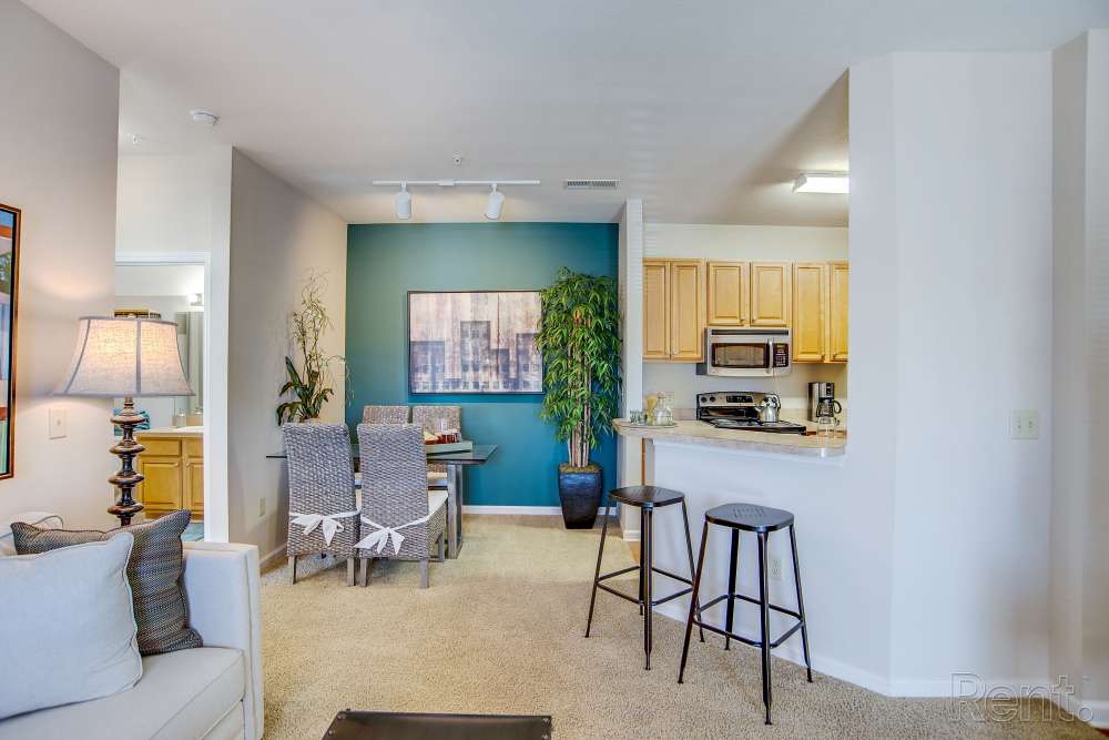 Livingroom at Highland Hills Apartments in Dothan, Alabama