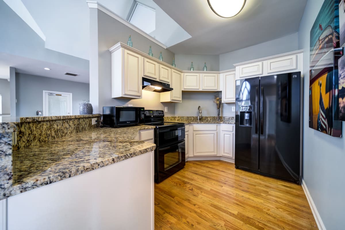 Kitchen at One Norman Square in Cornelius, North Carolina