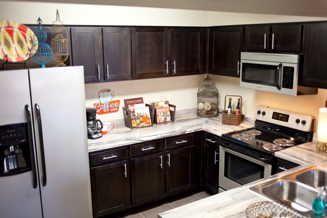 Granite counter tops at Park at Coulter in Amarillo, Texas