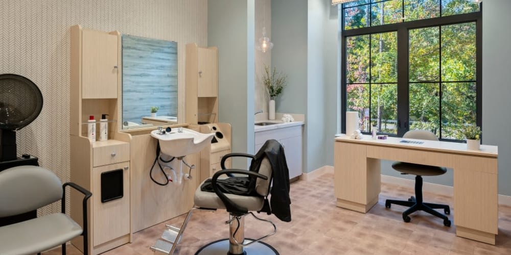 Beauty salon at Anthology of Tuckahoe in Henrico, Virginia