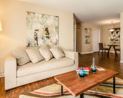 Modern, well-equipped kitchen at The Lakes at 8201 in Merrillville, Indiana