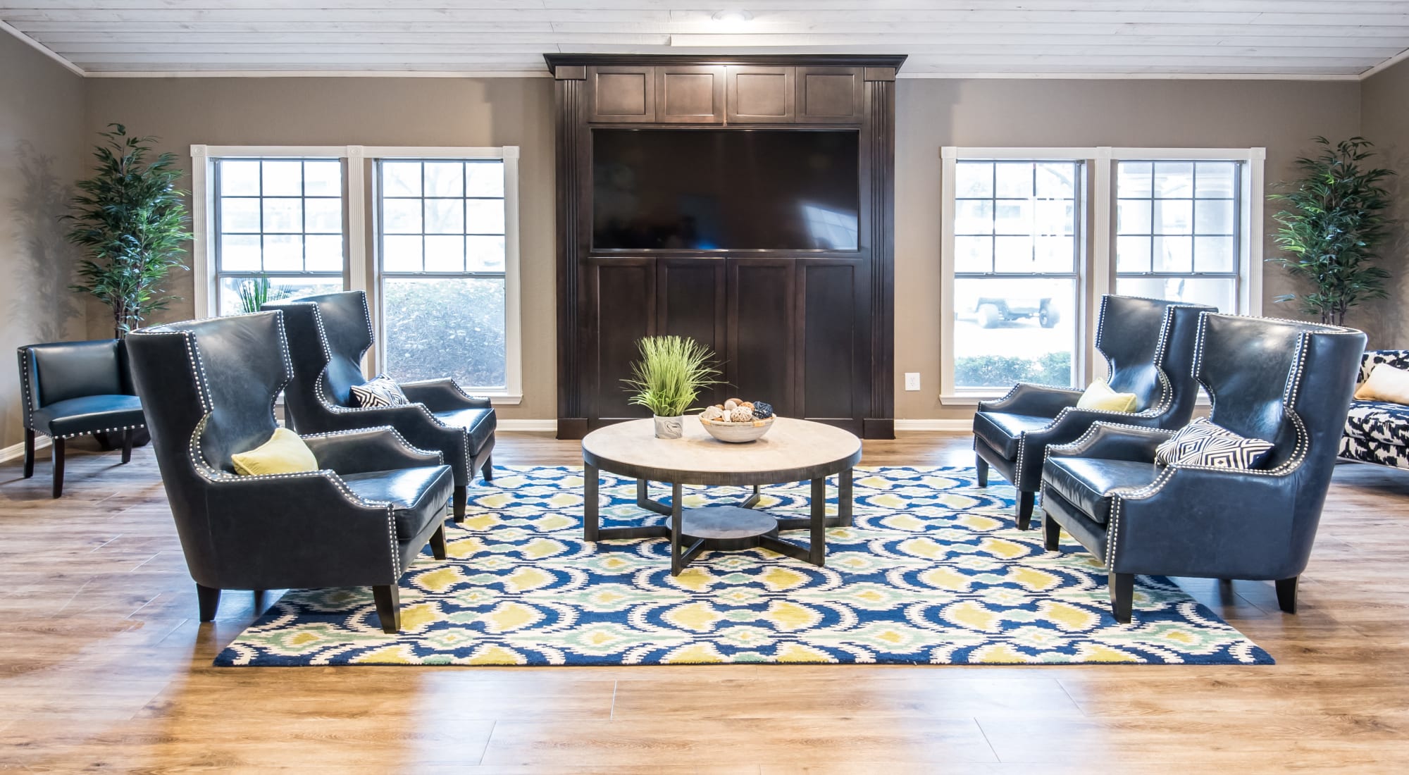 Clubhouse community space at Rancho Palisades in Dallas, Texas