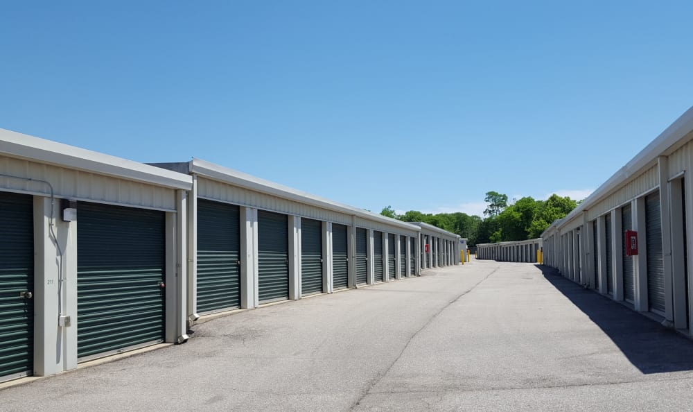 Exterior Of Clean Storage Units at Compass Self Storage in Florence