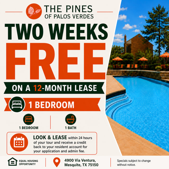 The Pines of Palos Verdes I Specials July   