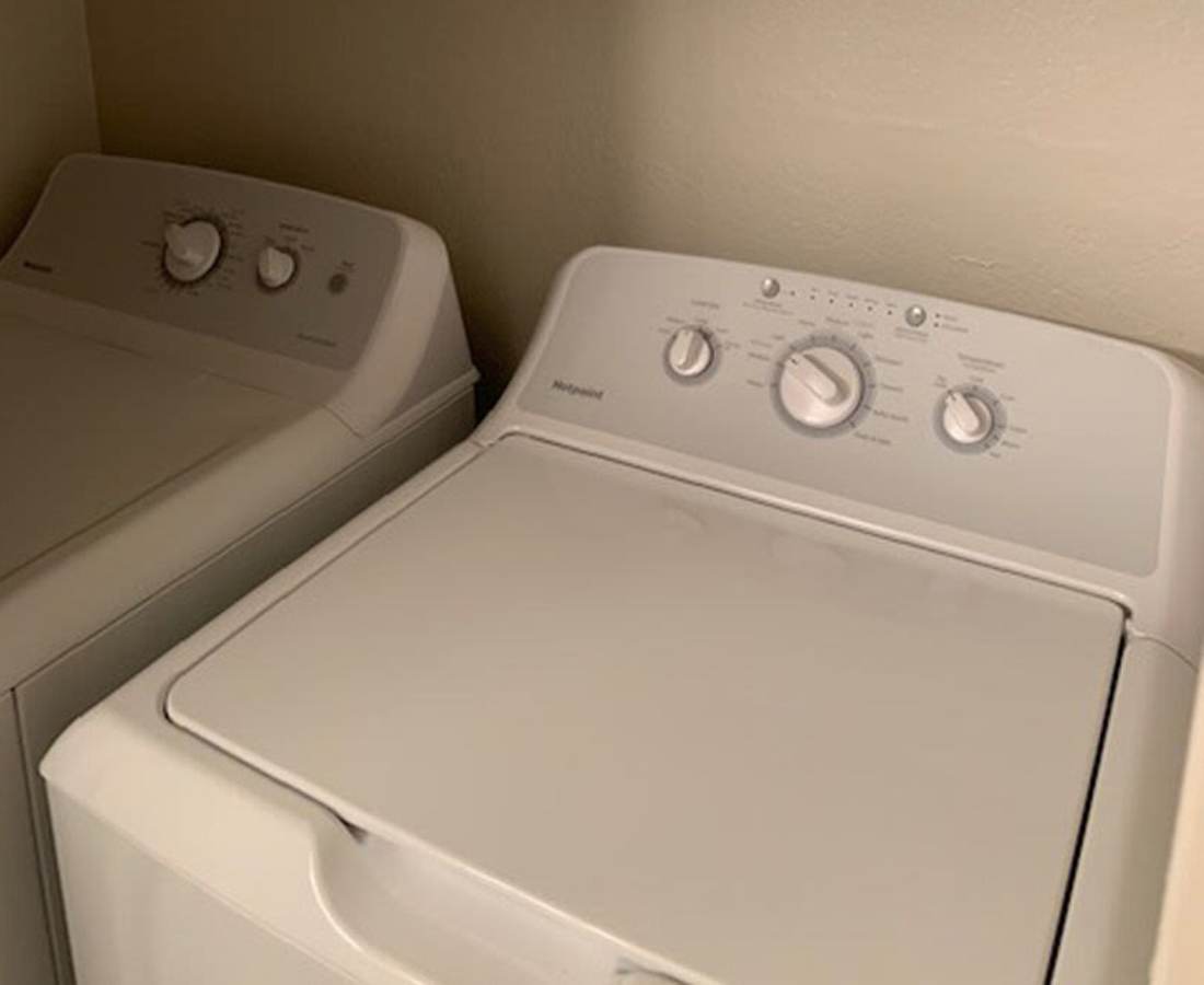 Washer and dryer facility at 544 Southern Apartments in Mesa, Arizona