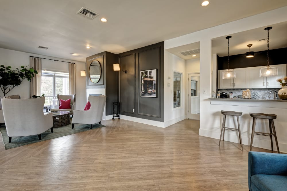 Community room at Stewards Crossing Apartments in Lawrenceville, New Jersey