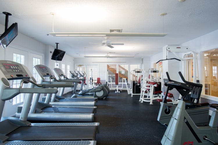 Fitness center at Ashwood Valley in Danbury
