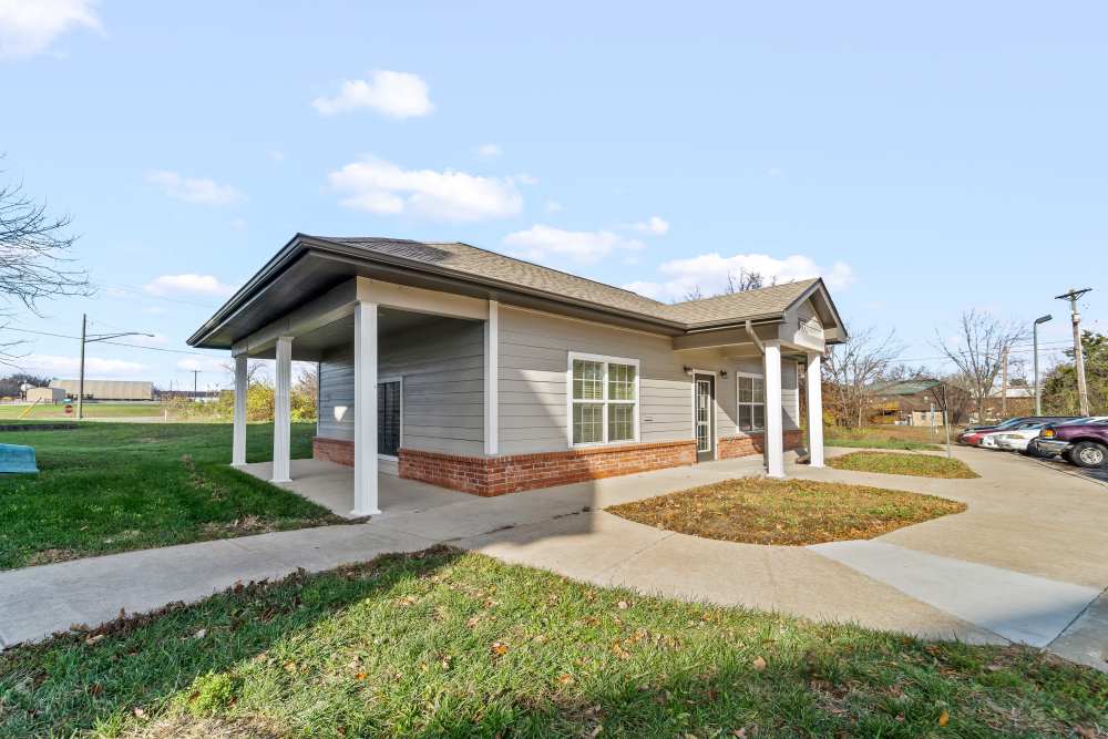 Leasing office exterior view at Callaway Village Phase II in Fulton, Missouri