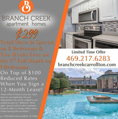 Branch Creek Apartments I Specials b