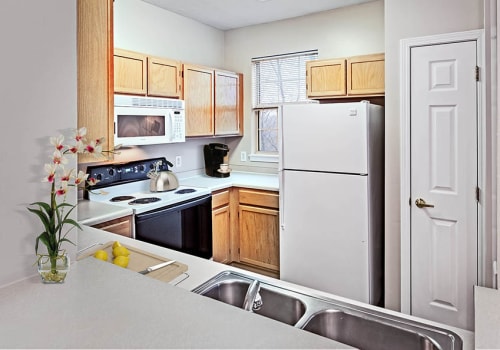 Bright, spacious kitchen at Highlands of Montour Run in Coraopolis, Pennsylvania