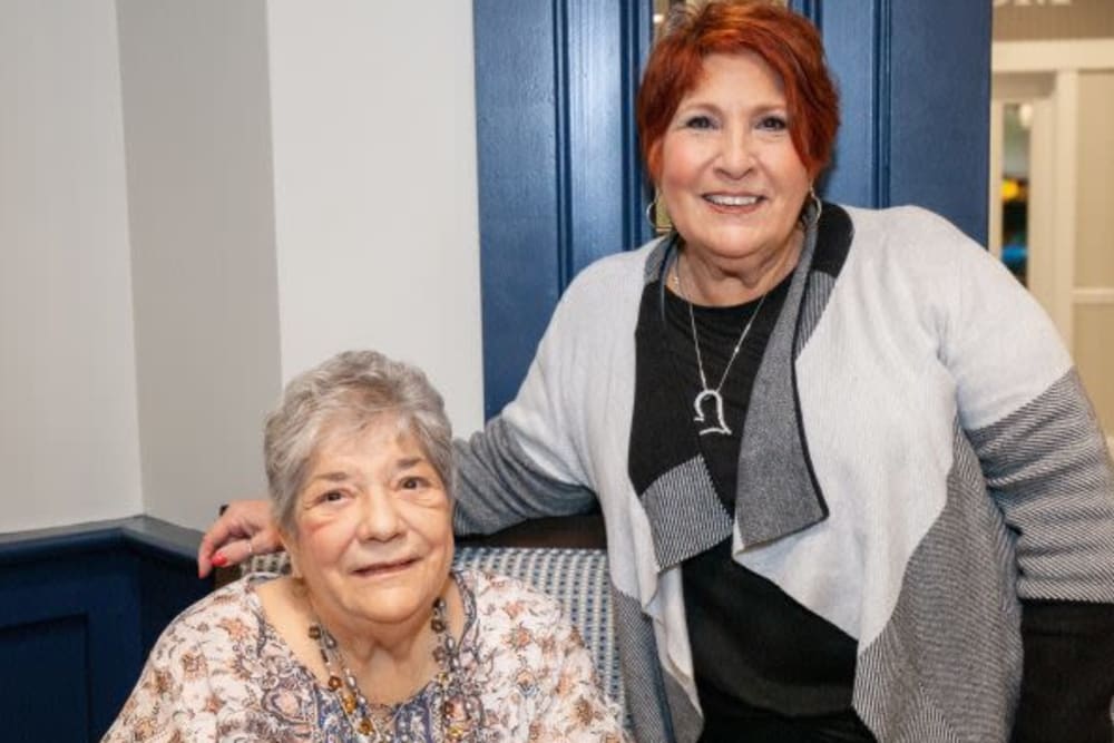 A resident and caretaker at Mercer Hill at Doylestown in Doylestown, Pennsylvania