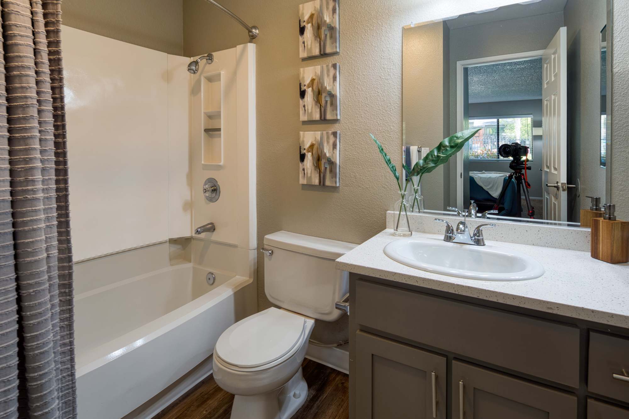 Spacious bathroom at Falls at Arden in Sacramento, California